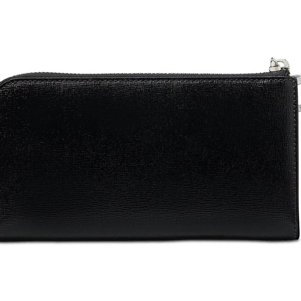 Kate Spade Whiskers Zip Around Continental Wallet KI714 Black with White Cat - Picture 4 of 12